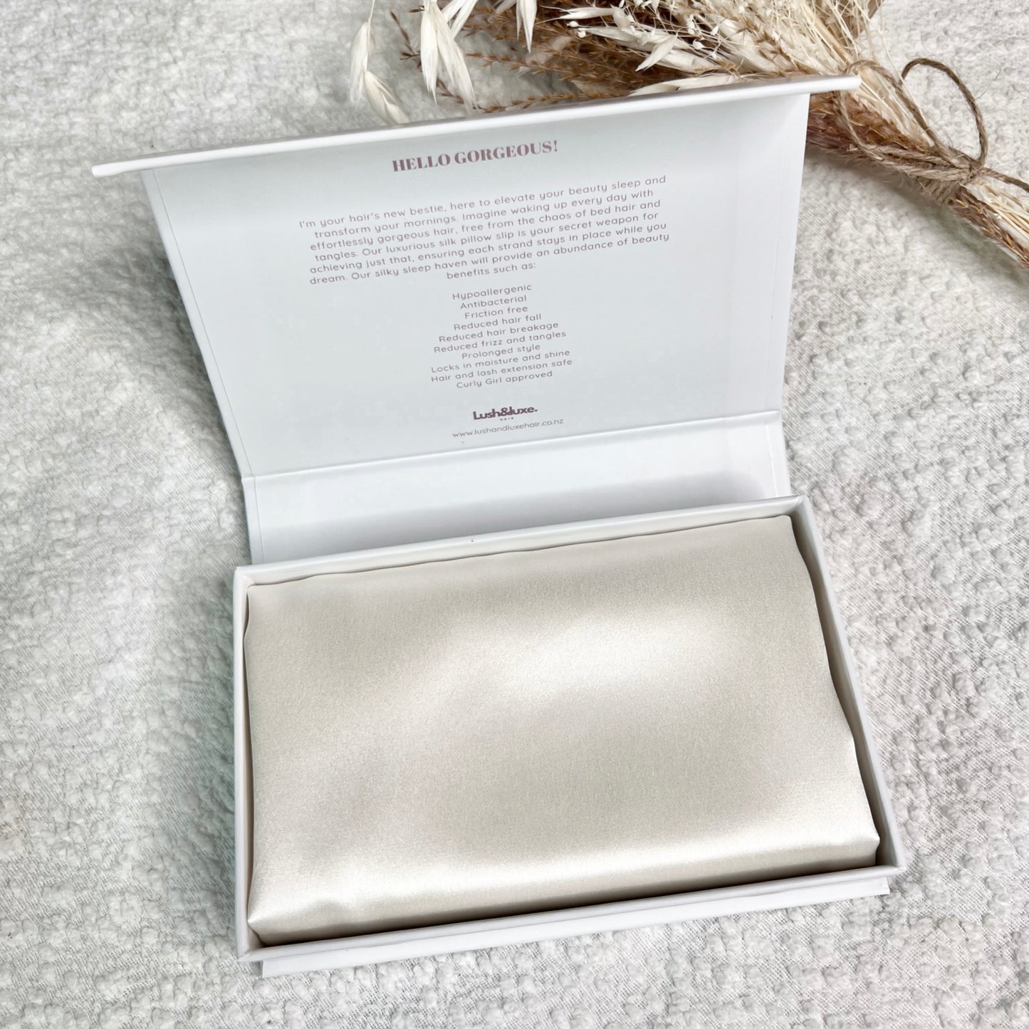 The Luxe 100% Mulberry Silk Pillow Slip