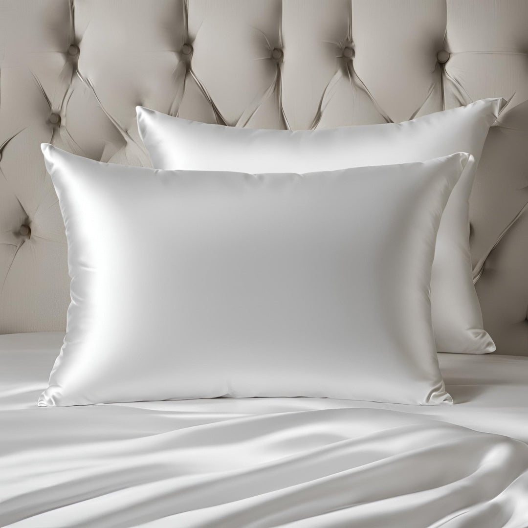 Lush and luxe Hair silk pillowslip in Ivory