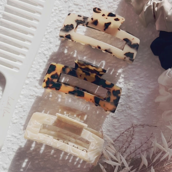 Lush and Luxe Hair Acetate Hair Claws Tortie